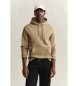 Gant Felpa con cappuccio Shield beige