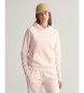 Gant Shield hoodie rosa