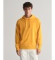 Gant Sunfaded sweatshirt met capuchon geel