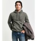 Gant Sweatshirt com capuz com estampado verde