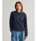 Gant Tonal Archive Shield Sweatshirt marinblå