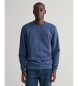 Gant Tonal Shield Sweatshirt marinblå