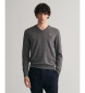 Gant Maglione grigio con scollo a V