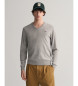 Gant Maglione grigio con scollo a V