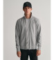 Gant Shield grijze zip-up hoodie