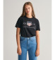 Gant T-shirt avec bouclier Archive noir