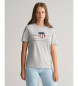 Gant Arkivgrå T-shirt med vapensköld