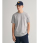 Gant T-shirt grijs schild