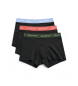 Gant Pack 3 boxer shorts plain black