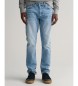 Gant Jeans Regular Fit blauw