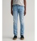 Gant Jeans Slim Fit azul