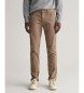 Gant Jeans Slim Fit Desert marrón