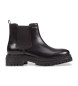 GEOX Bottines motardes en cuir D Iridea noir