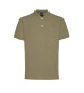 GEOX Polo shirt M greenish brown