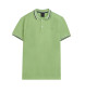 GEOX Piquet green polo shirt