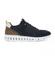 GEOX Navy suede Outstream trainers