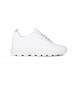 GEOX Leather shoes D Spherica white