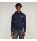 G-Star Hooded Sweatshirt Logo navy