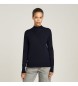 G-Star Mock strik jumper navy