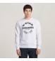 G-Star Originals Logo-Sweatshirt weiß