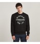 G-Star Originals logotyp sweatshirt svart