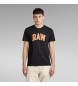 G-Star Puff Raw T-shirt zwart