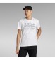 G-Star Reflektierendes Originals-T-Shirt weiß