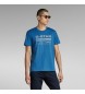G-Star Reflekterende Originals T-shirt blå