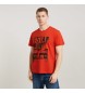 G-Star Ondergronds T-shirt rood