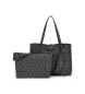 Guess eco shopper tas brenton logo 4g zwart