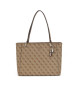 Guess Shopper-Tasche noelle mit Logo 4g braun