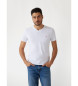 Guess Biały t-shirt slim fit