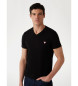 Guess Czarny t-shirt o kroju slim fit