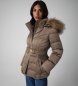 Guess Giacca corta Marina con piumino marrone