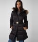 Guess Piumino lungo medio marrone