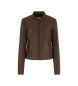 Guess Nuova giacca marrone con logo Anita