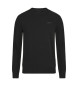 Guess Daniel CN Basic-Pullover schwarz