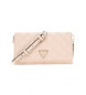 Guess Mini sac à bandoulière giully rose surpiqué