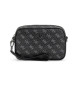 Guess vezzola smart logo 4g czarna mini torba kurierska