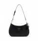 Guess Noelle Saffiano Umhängetasche schwarz
