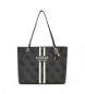 Guess Noelle Tragetasche mit 4G-Logo schwarz