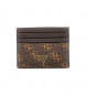 Guess Brown vezzola leather card holder