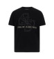 Guess Klassisches Quattro-T-Shirt schwarz