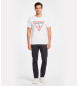Guess T-shirt Basic Logo triangle biały