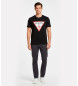 Guess T-shirt Basic Logo triangle czarny