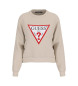 Guess Sweatshirt original en polaire beige