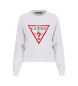 Guess Sudadera Original Fleece blanco