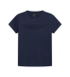 Hackett London T-shirt blu scuro in rilievo