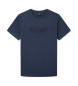 Hackett London T-shirt Am Emboss azul-marinho