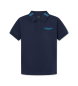 Hackett London Polo majica s konicami v mornariški barvi